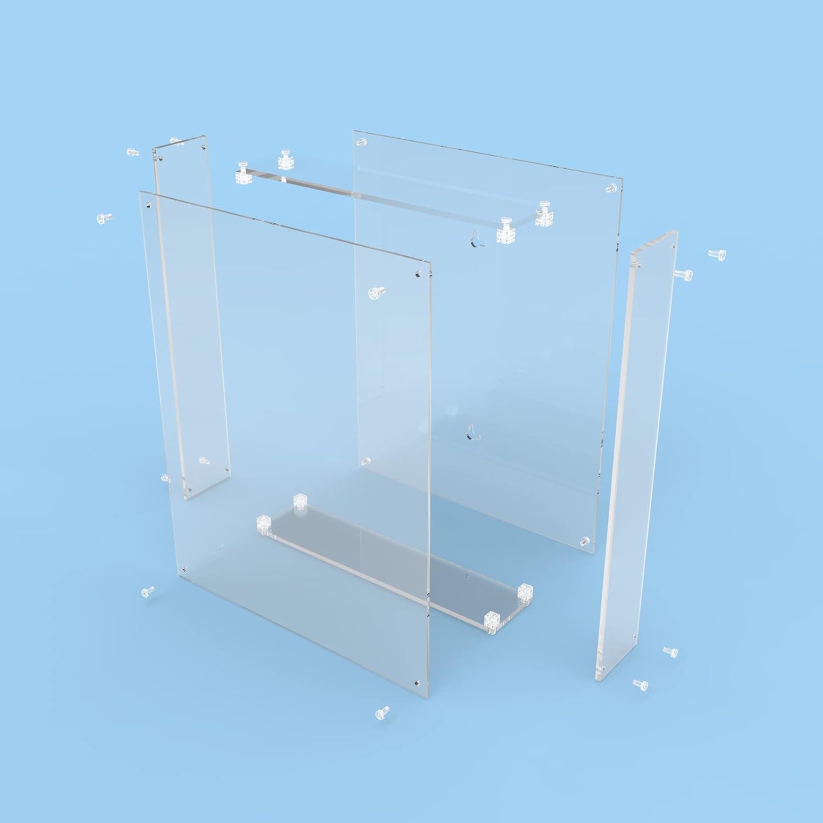 Display Case Acrylic - Akrilik Gösteri Kutusu Kristal Berraklığında Akrilik