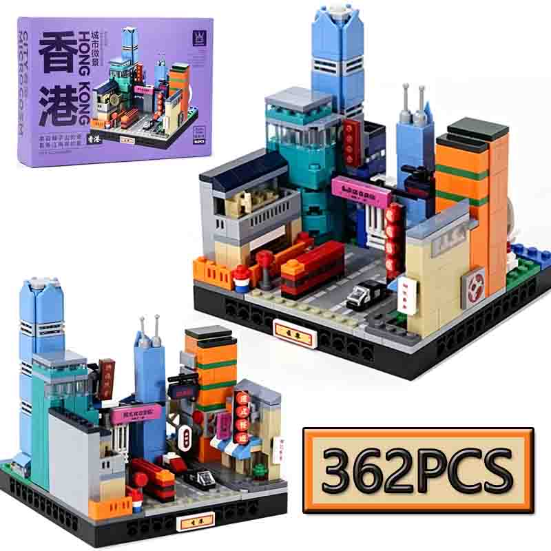 Lego Set Creator - 362 Parça Hong Kong Şehir Sokak