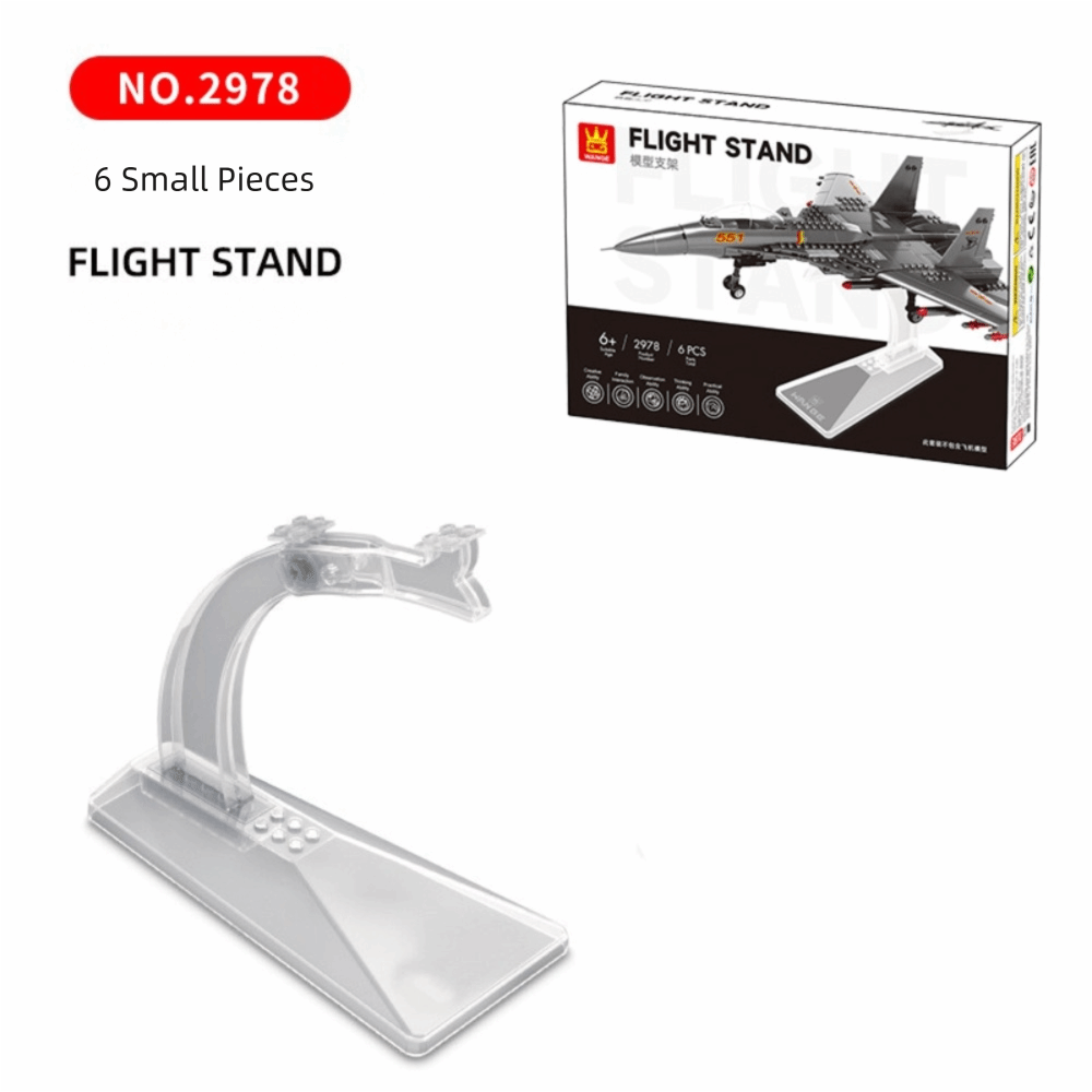 Model Airplane Plastic - Büyük Boy Uçak Yapı Taşı Modeli