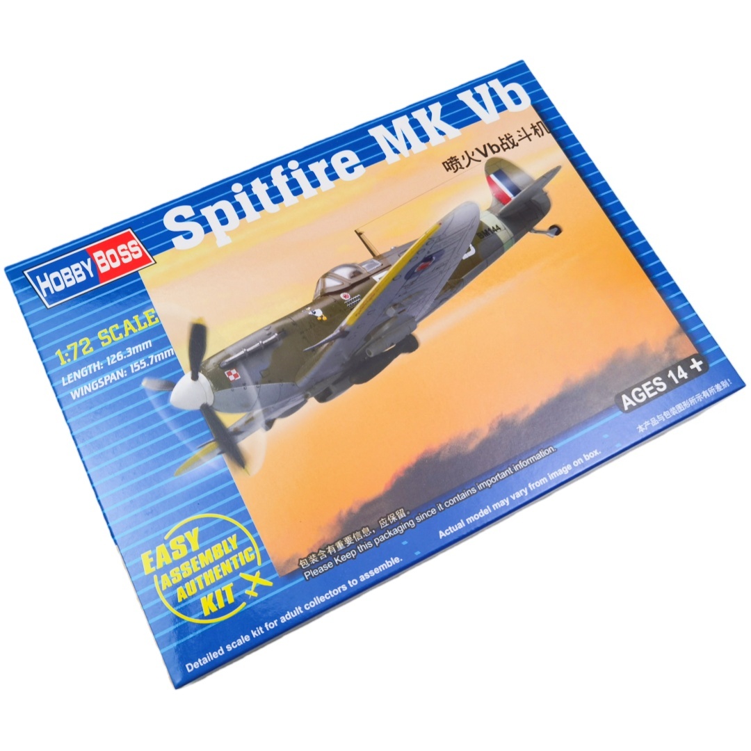 Model Airplane Plastic - TROMPETÇİ 1/72 Spitfire MK VB Fighter