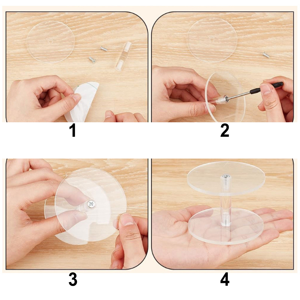 Display Risers Set - Ürün Sergileme Standları Seti Zarif Takı