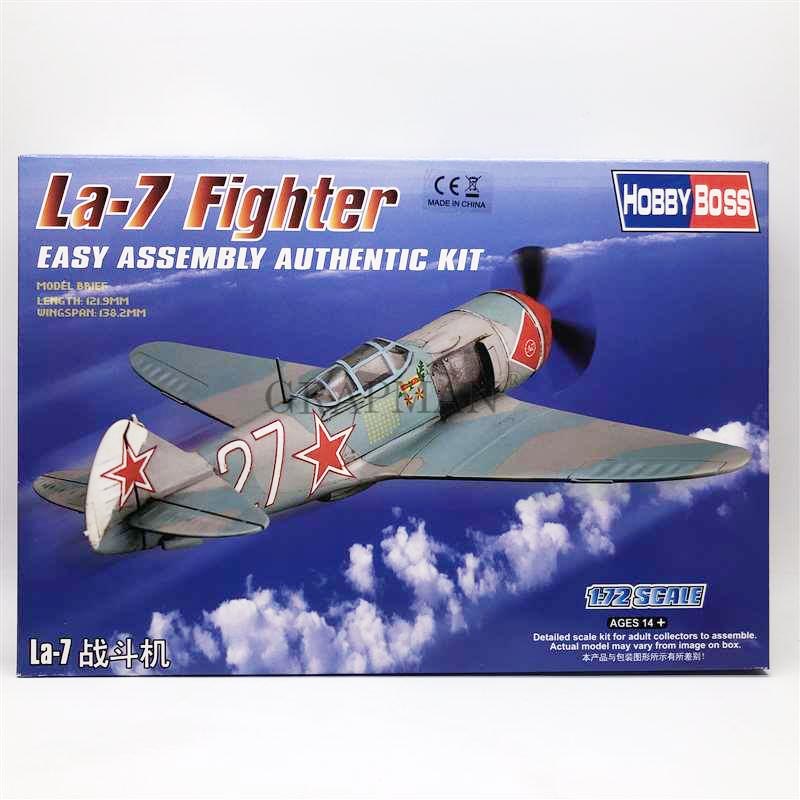 Model Airplane Plastic - Hobbyboss 1/72 La-7 Fighter İKINCI DÜNYA
