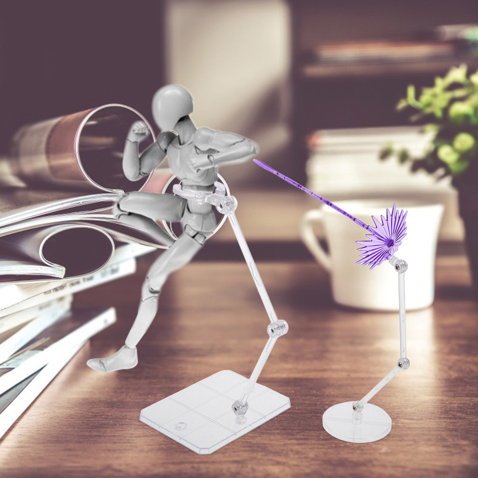 Action Figure Stand - 1 Set Enerji Efektli Parça Dayanıklı