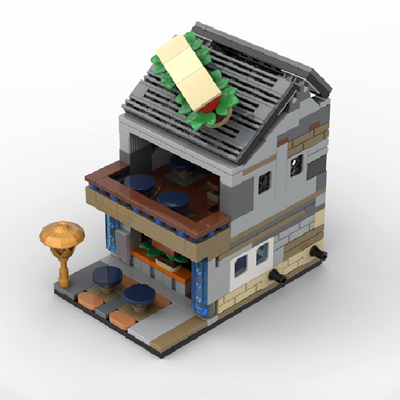 382 Parça Mini Sub Shop Donut  - Building Block Mini incelemesi ve fiyatı