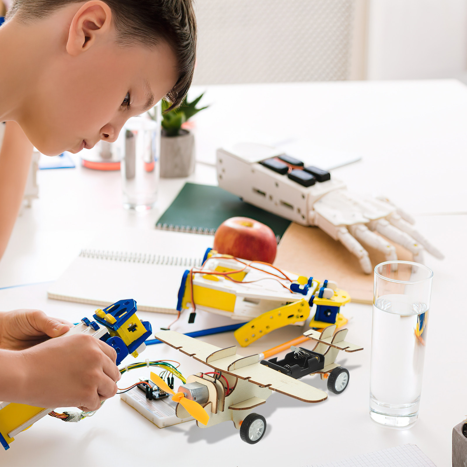 1 takım ahşap planör uçak DIY  - Model Airplane Plastic incelemesi ve fiyatı