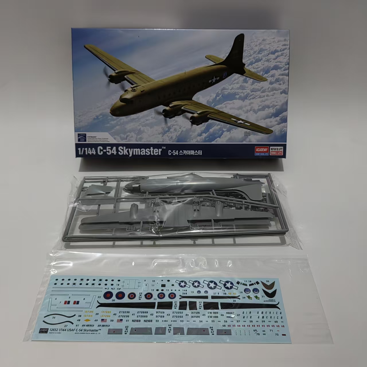 AC12652 ACADEMY 1/144 USAAF C- - Model Airplane Plastic incelemesi ve fiyatı