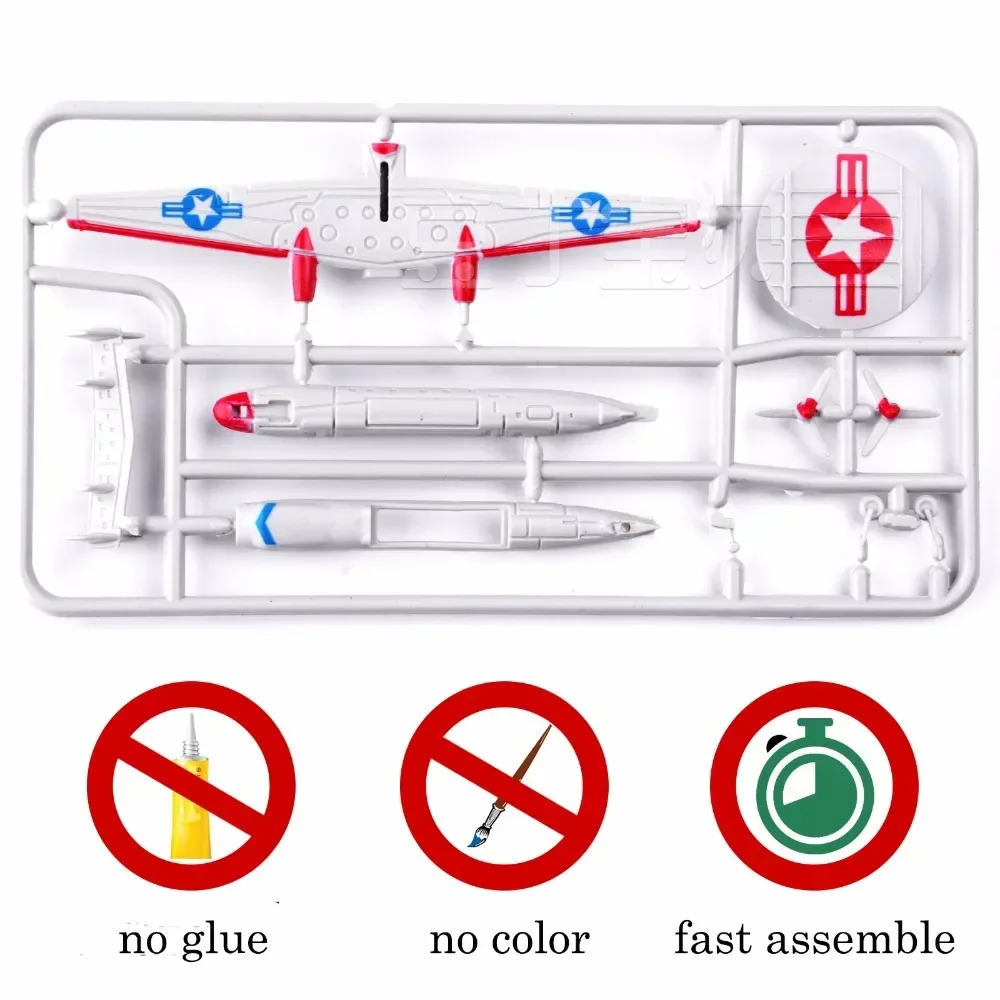 1 adet 4D plastik montajlı uça - Model Airplane Plastic incelemesi ve fiyatı