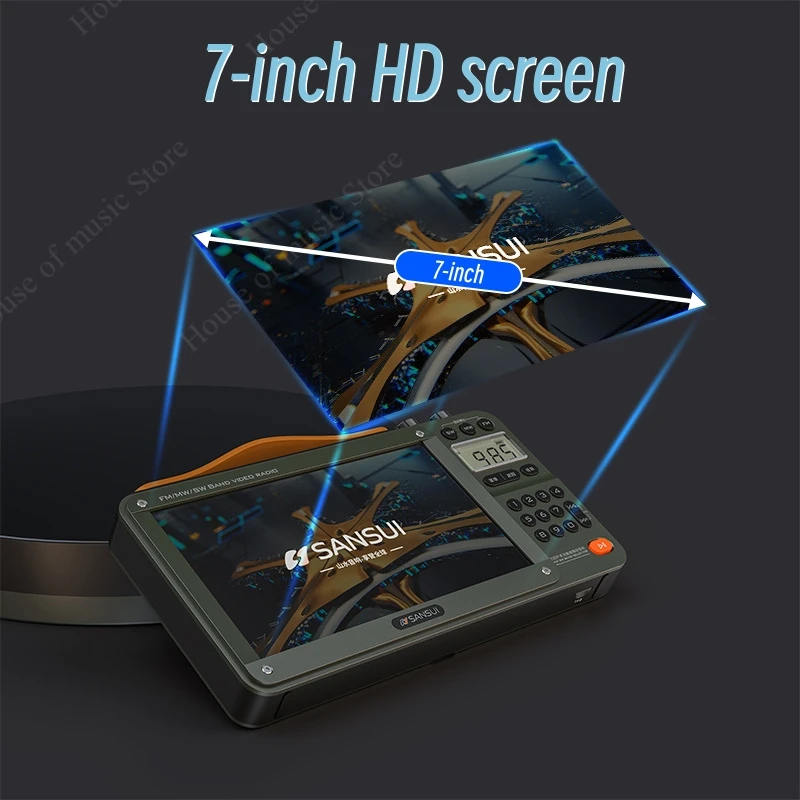 Sansui F50/F51 HD Ekran Video  - Graded Card Display incelemesi ve fiyatı